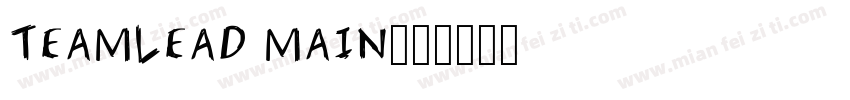 TEAMLEAD MAIN字体转换